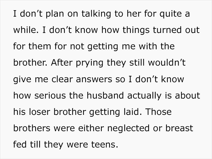 Woman Allows Creepy BIL To Hit On Sister Just So Her Fiancé Likes Her Better Woman Allows Creepy BIL To Hit On Sister Just So Her Fiancé Likes Her Better