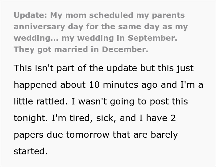 Woman Discovers Her Mom&rsquo;s Secret Plans For Her Wedding Day, Cuts Off Every Family Member Involved
