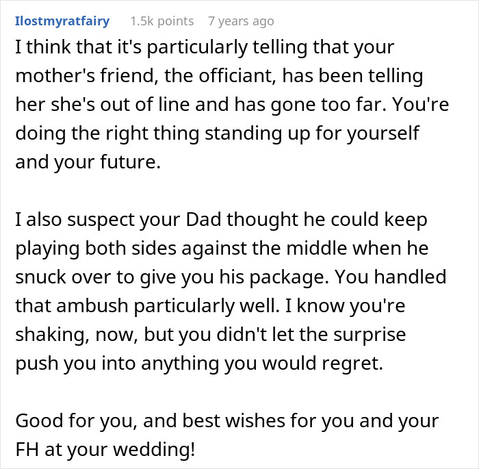 Woman Discovers Her Mom&rsquo;s Secret Plans For Her Wedding Day, Cuts Off Every Family Member Involved