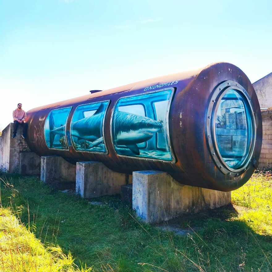 29 Street Art Transformations By Nuno Miles That Turn Buildings Into Hyperrealistic Art 29 Street Art Transformations By Nuno Miles That Turn Buildings Into Hyperrealistic Art