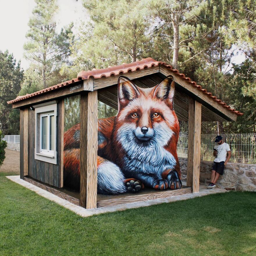 29 Street Art Transformations By Nuno Miles That Turn Buildings Into Hyperrealistic Art 29 Street Art Transformations By Nuno Miles That Turn Buildings Into Hyperrealistic Art