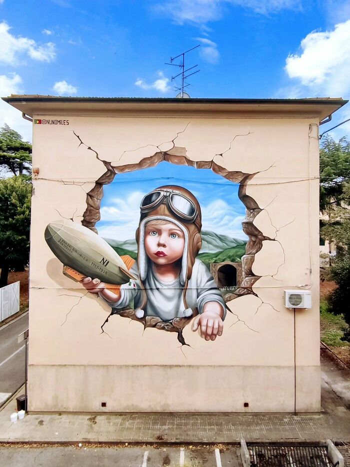29 Street Art Transformations By Nuno Miles That Turn Buildings Into Hyperrealistic Art 29 Street Art Transformations By Nuno Miles That Turn Buildings Into Hyperrealistic Art