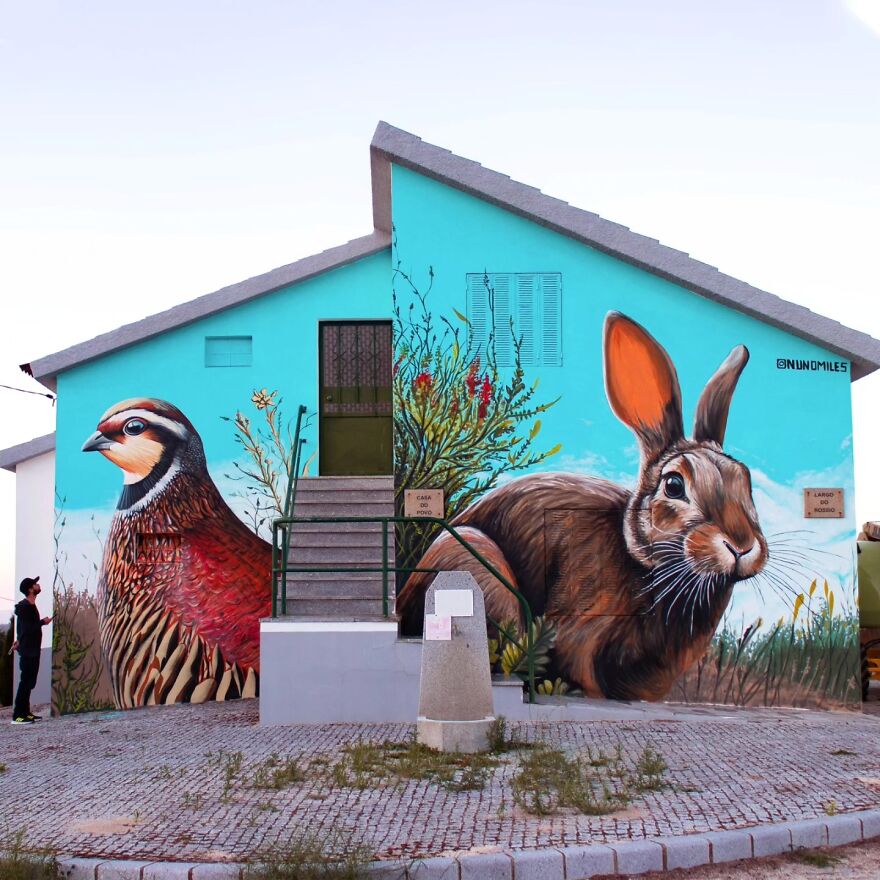 29 Street Art Transformations By Nuno Miles That Turn Buildings Into Hyperrealistic Art 29 Street Art Transformations By Nuno Miles That Turn Buildings Into Hyperrealistic Art