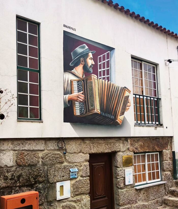 29 Street Art Transformations By Nuno Miles That Turn Buildings Into Hyperrealistic Art 29 Street Art Transformations By Nuno Miles That Turn Buildings Into Hyperrealistic Art