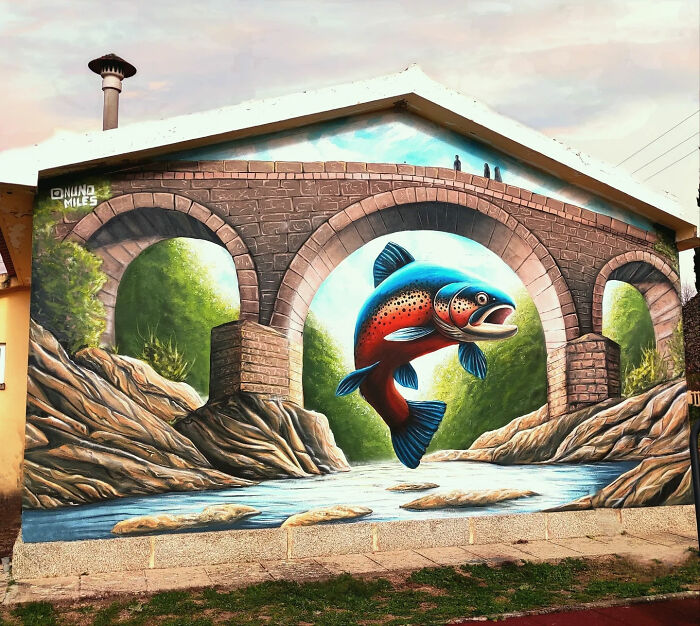 29 Street Art Transformations By Nuno Miles That Turn Buildings Into Hyperrealistic Art 29 Street Art Transformations By Nuno Miles That Turn Buildings Into Hyperrealistic Art