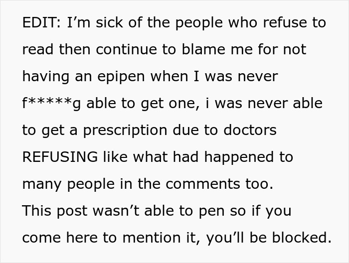 Sister Thinks Woman’s Allergy Is A Lie, Her “Test” Gets Her Arrested Sister Thinks Woman’s Allergy Is A Lie, Her “Test” Gets Her Arrested