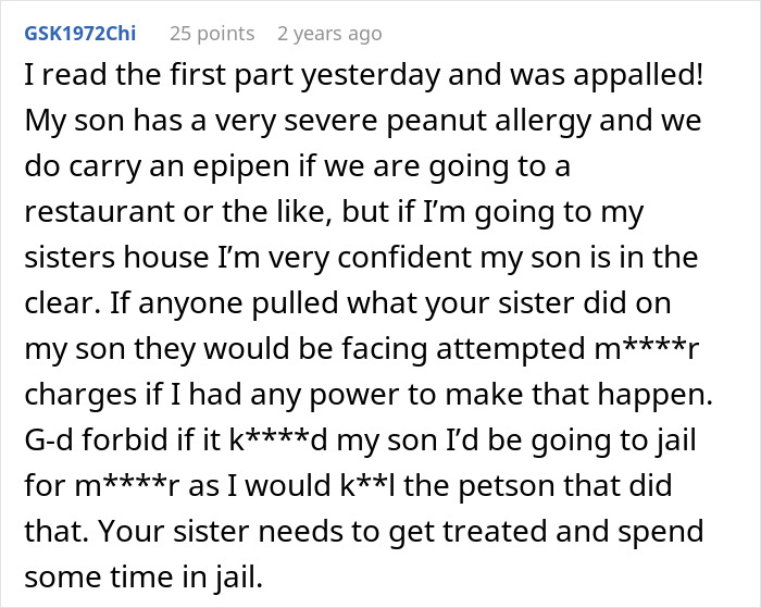 Sister Thinks Woman’s Allergy Is A Lie, Her “Test” Gets Her Arrested Sister Thinks Woman’s Allergy Is A Lie, Her “Test” Gets Her Arrested