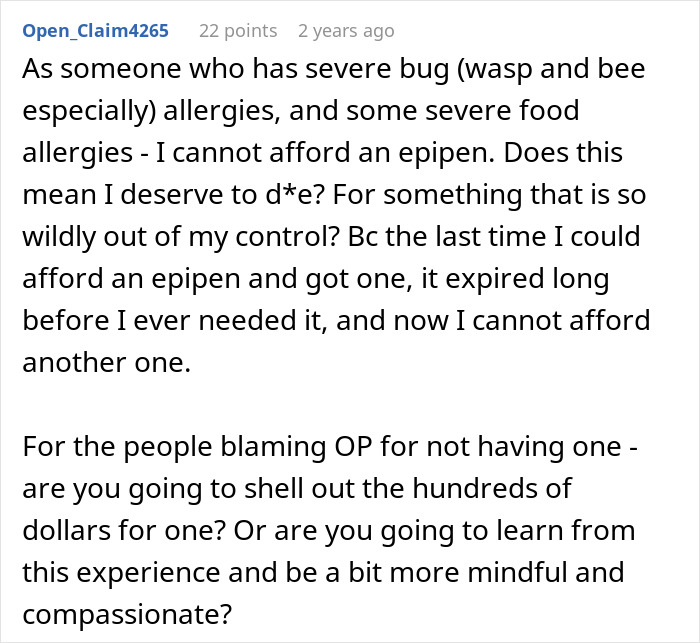 Sister Thinks Woman’s Allergy Is A Lie, Her “Test” Gets Her Arrested Sister Thinks Woman’s Allergy Is A Lie, Her “Test” Gets Her Arrested