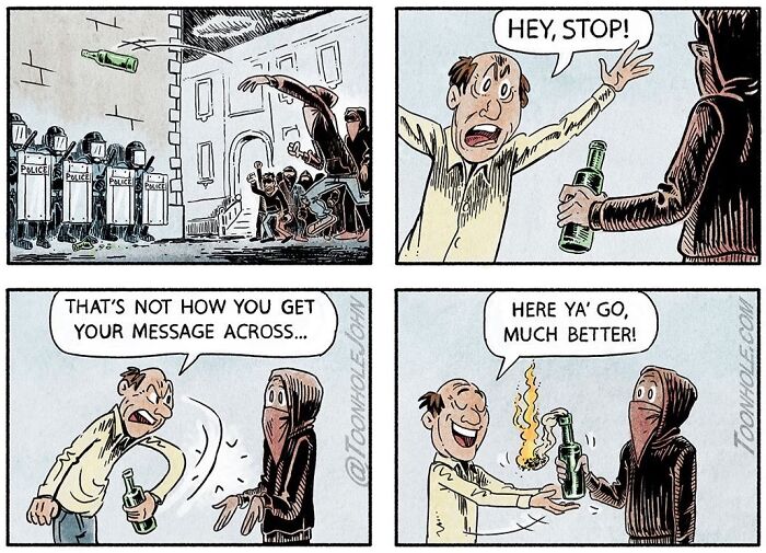 Dark Humor Fans Might Appreciate These 40 New Twisted Comics By Toonhole John Dark Humor Fans Might Appreciate These 40 New Twisted Comics By Toonhole John