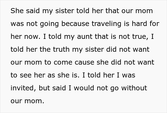 Sibling Boycotts Wedding As Bride Won’t Invite Mom With Dementia, Drama Ensues As Bride Is Exposed Sibling Boycotts Wedding As Bride Won’t Invite Mom With Dementia, Drama Ensues As Bride Is Exposed