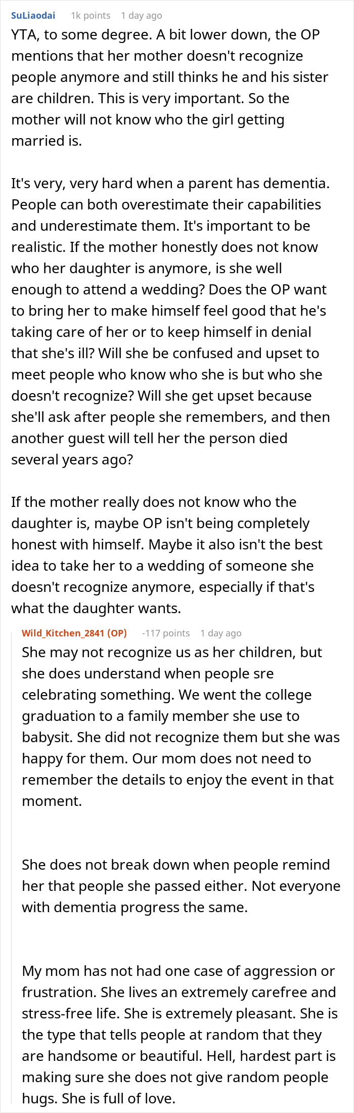 Sibling Boycotts Wedding As Bride Won’t Invite Mom With Dementia, Drama Ensues As Bride Is Exposed Sibling Boycotts Wedding As Bride Won’t Invite Mom With Dementia, Drama Ensues As Bride Is Exposed