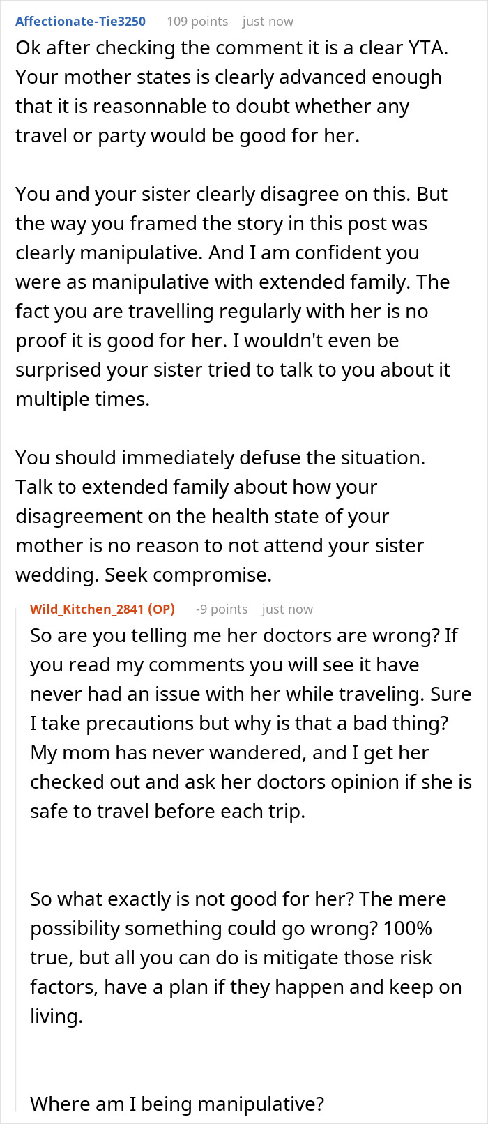 Sibling Boycotts Wedding As Bride Won’t Invite Mom With Dementia, Drama Ensues As Bride Is Exposed Sibling Boycotts Wedding As Bride Won’t Invite Mom With Dementia, Drama Ensues As Bride Is Exposed
