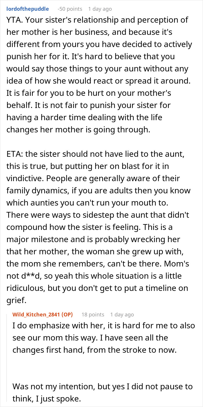 Sibling Boycotts Wedding As Bride Won’t Invite Mom With Dementia, Drama Ensues As Bride Is Exposed Sibling Boycotts Wedding As Bride Won’t Invite Mom With Dementia, Drama Ensues As Bride Is Exposed