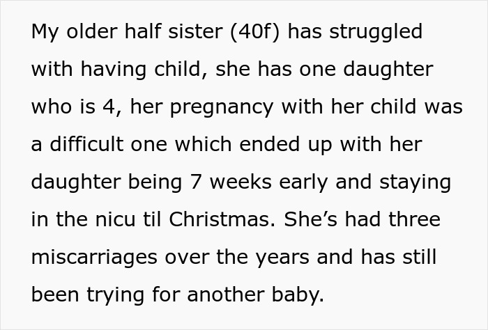 Half-Sister Claims Newborn Baby As Her Own, Actual Mom Responds By Cutting Contact Half-Sister Claims Newborn Baby As Her Own, Actual Mom Responds By Cutting Contact