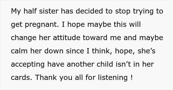 Half-Sister Claims Newborn Baby As Her Own, Actual Mom Responds By Cutting Contact Half-Sister Claims Newborn Baby As Her Own, Actual Mom Responds By Cutting Contact