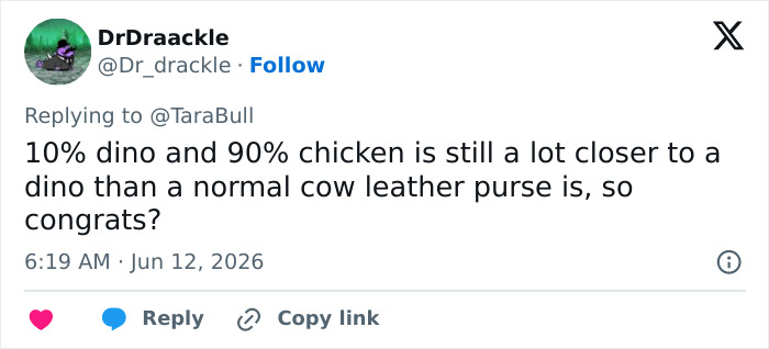 A Fashion Label Claims To Have Lab-Grown A “T-Rex Leather” Handbag But Now They Can’t Find Anyone To Buy It A Fashion Label Claims To Have Lab-Grown A “T-Rex Leather” Handbag But Now They Can’t Find Anyone To Buy It