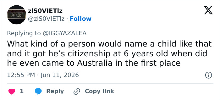 Iggy Azalea Sparks Backlash After Revealing The Name Of Her Son In Baffling Post About His Citizenship