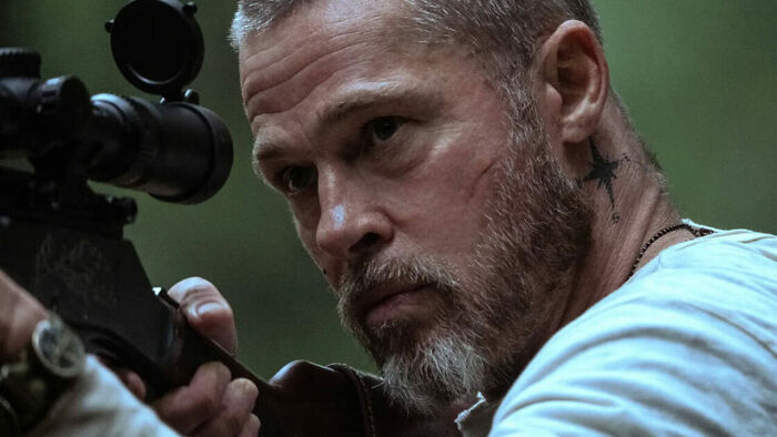 Brad Pitt Debuts Jaw-Dropping Makeover For New Survival Movie Only To Get Overshadowed By Co-Star Brad Pitt Debuts Jaw-Dropping Makeover For New Survival Movie Only To Get Overshadowed By Co-Star
