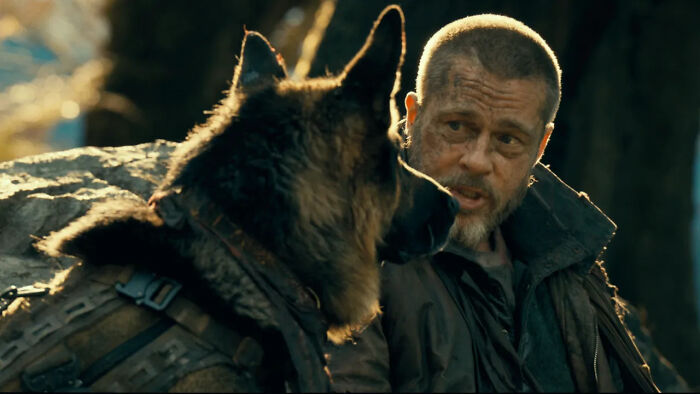 Brad Pitt Debuts Jaw-Dropping Makeover For New Survival Movie Only To Get Overshadowed By Co-Star