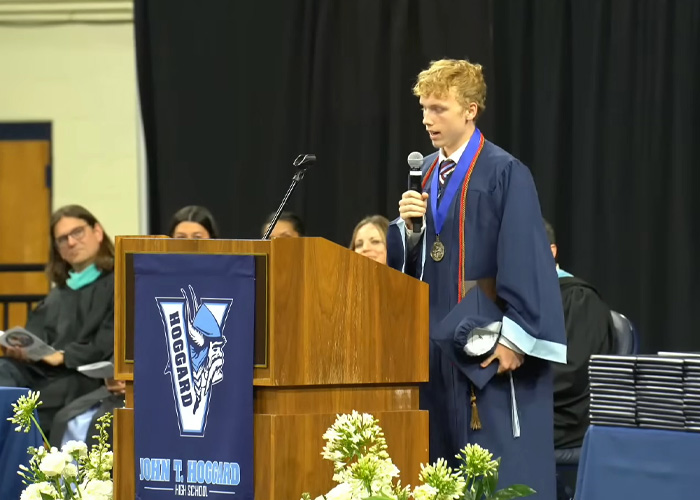 HS Valedictorian Breaks Silence After Heckling Student Shames His Speech