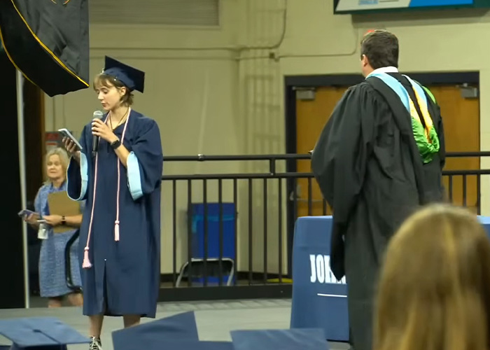HS Valedictorian Breaks Silence After Heckling Student Shames His Speech