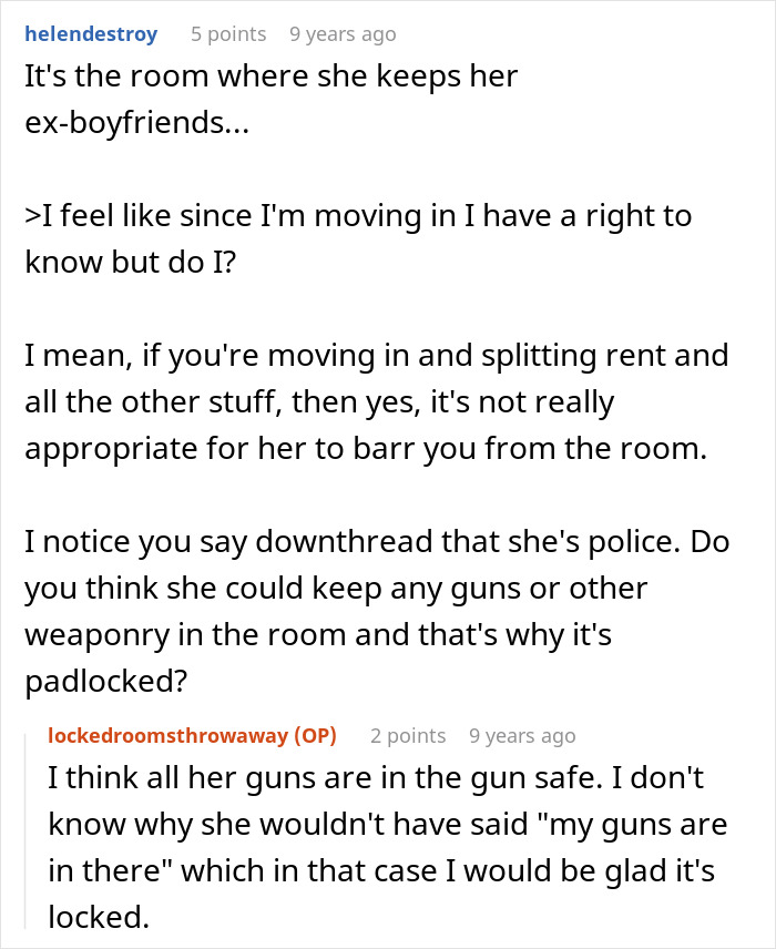 Man Reveals The Disturbing Reason His Girlfriend Keeps A Locked Padlock On Her Spare Bedroom Man Reveals The Disturbing Reason His Girlfriend Keeps A Locked Padlock On Her Spare Bedroom