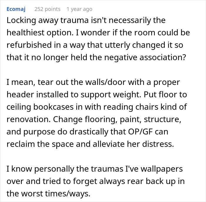Man Reveals The Disturbing Reason His Girlfriend Keeps A Locked Padlock On Her Spare Bedroom Man Reveals The Disturbing Reason His Girlfriend Keeps A Locked Padlock On Her Spare Bedroom