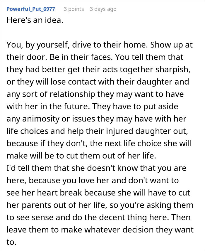 Girlfriend Breaks Her Back, Homophobic Parents Leave The Couple To Handle Everything Alone
