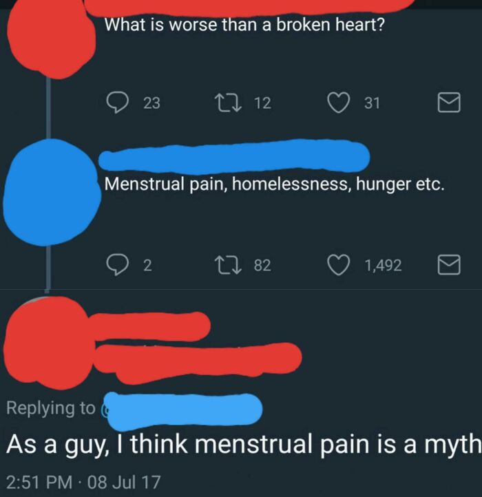 “Menstrual Pain Is A Myth”: 41 Surprising Things People Still Believe Are True “Menstrual Pain Is A Myth”: 41 Surprising Things People Still Believe Are True