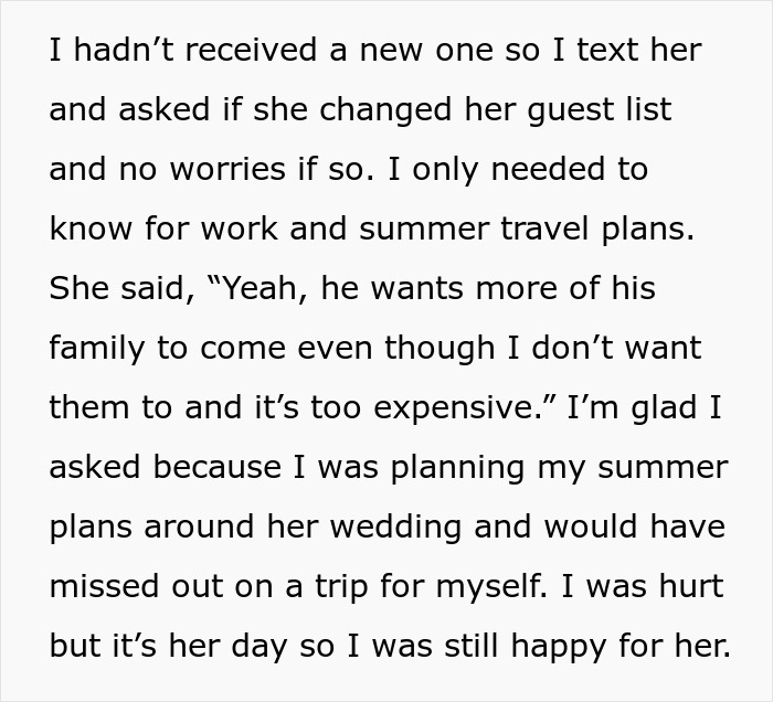 Bride Drops Friend From Wedding To Make Room For Others, It Doesn’t Go As Planned Bride Drops Friend From Wedding To Make Room For Others, It Doesn’t Go As Planned