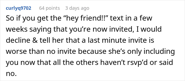 Bride Drops Friend From Wedding To Make Room For Others, It Doesn’t Go As Planned Bride Drops Friend From Wedding To Make Room For Others, It Doesn’t Go As Planned
