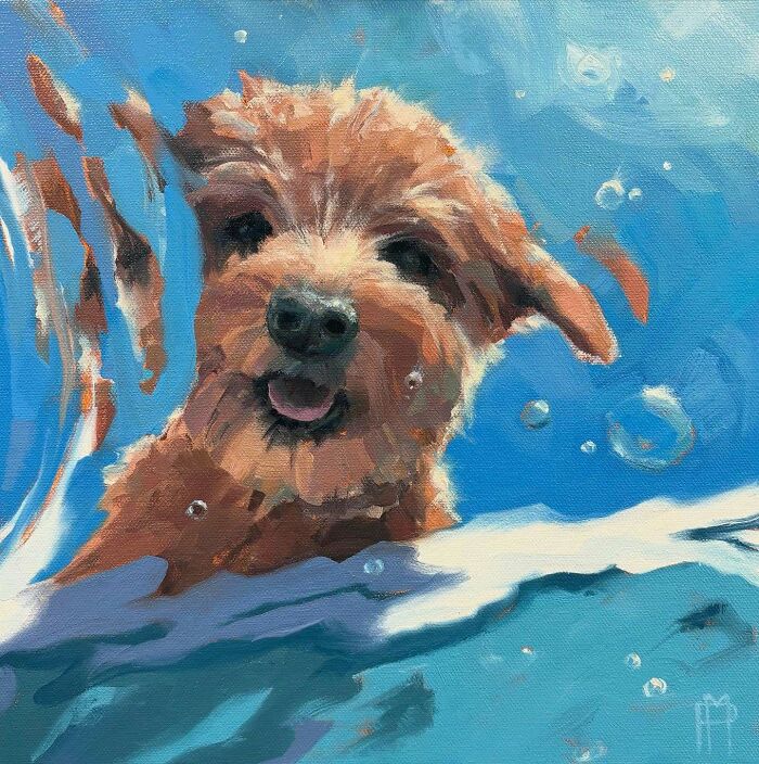 43 Stunning Underwater Oil Paintings By This Artist That Transform Swimmers Into Living Light 43 Stunning Underwater Oil Paintings By This Artist That Transform Swimmers Into Living Light