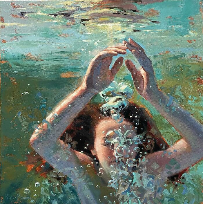43 Stunning Underwater Oil Paintings By This Artist That Transform Swimmers Into Living Light 43 Stunning Underwater Oil Paintings By This Artist That Transform Swimmers Into Living Light