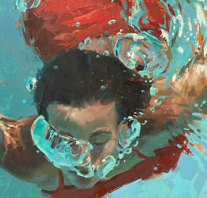 43 Stunning Underwater Oil Paintings By This Artist That Transform Swimmers Into Living Light 43 Stunning Underwater Oil Paintings By This Artist That Transform Swimmers Into Living Light