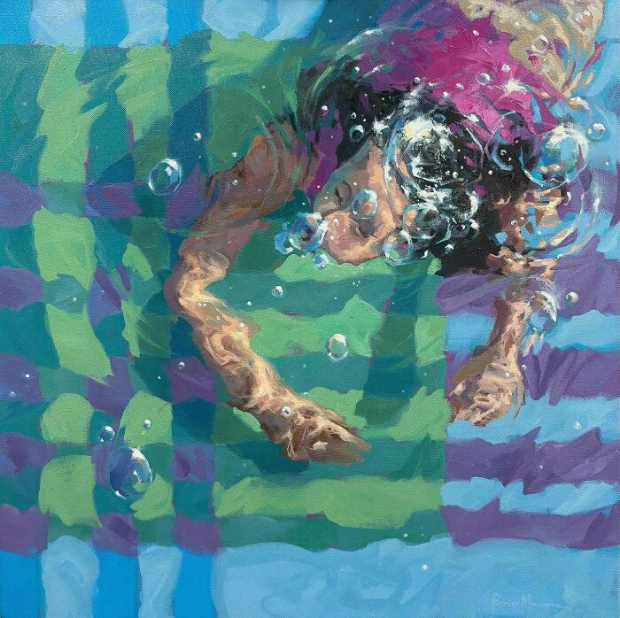 43 Stunning Underwater Oil Paintings By This Artist That Transform Swimmers Into Living Light 43 Stunning Underwater Oil Paintings By This Artist That Transform Swimmers Into Living Light