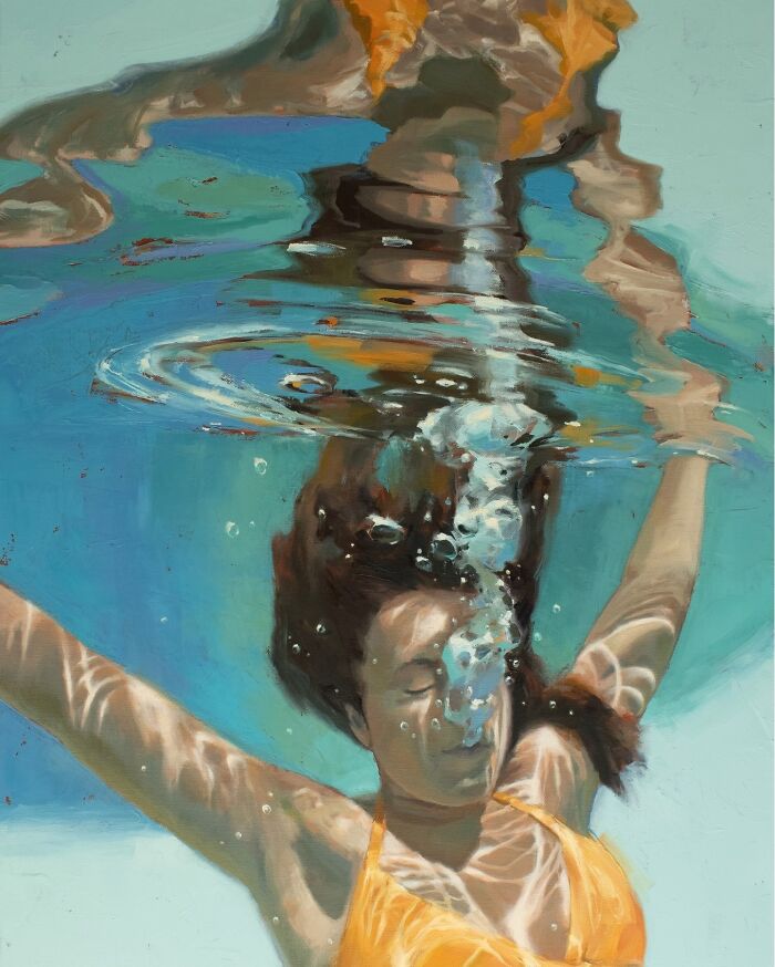 43 Stunning Underwater Oil Paintings By This Artist That Transform Swimmers Into Living Light 43 Stunning Underwater Oil Paintings By This Artist That Transform Swimmers Into Living Light