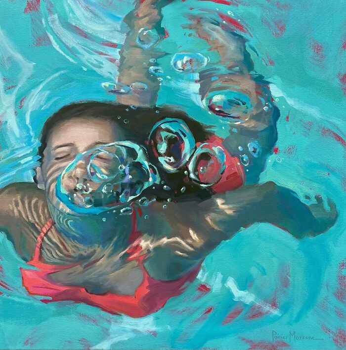 43 Stunning Underwater Oil Paintings By This Artist That Transform Swimmers Into Living Light 43 Stunning Underwater Oil Paintings By This Artist That Transform Swimmers Into Living Light