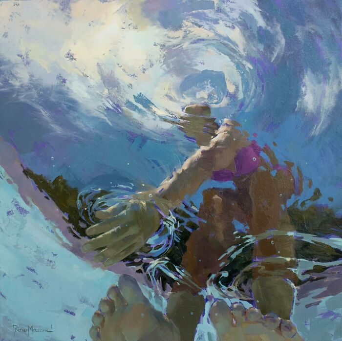 43 Stunning Underwater Oil Paintings By This Artist That Transform Swimmers Into Living Light 43 Stunning Underwater Oil Paintings By This Artist That Transform Swimmers Into Living Light