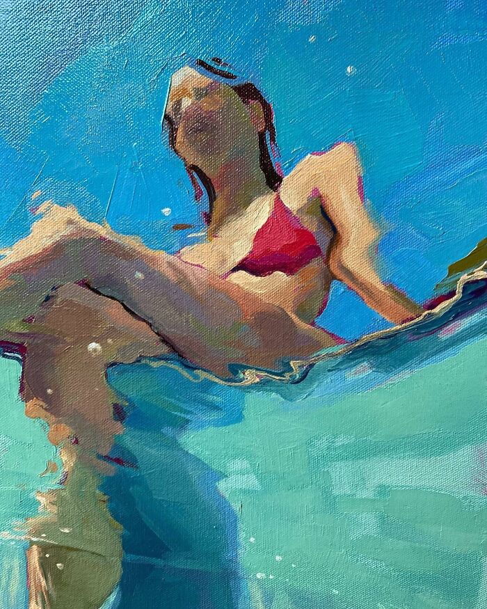 43 Stunning Underwater Oil Paintings By This Artist That Transform Swimmers Into Living Light 43 Stunning Underwater Oil Paintings By This Artist That Transform Swimmers Into Living Light