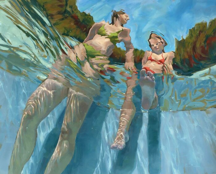 43 Stunning Underwater Oil Paintings By This Artist That Transform Swimmers Into Living Light 43 Stunning Underwater Oil Paintings By This Artist That Transform Swimmers Into Living Light