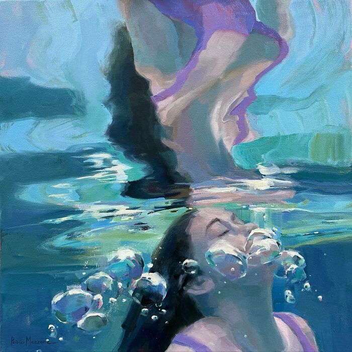 43 Stunning Underwater Oil Paintings By This Artist That Transform Swimmers Into Living Light 43 Stunning Underwater Oil Paintings By This Artist That Transform Swimmers Into Living Light
