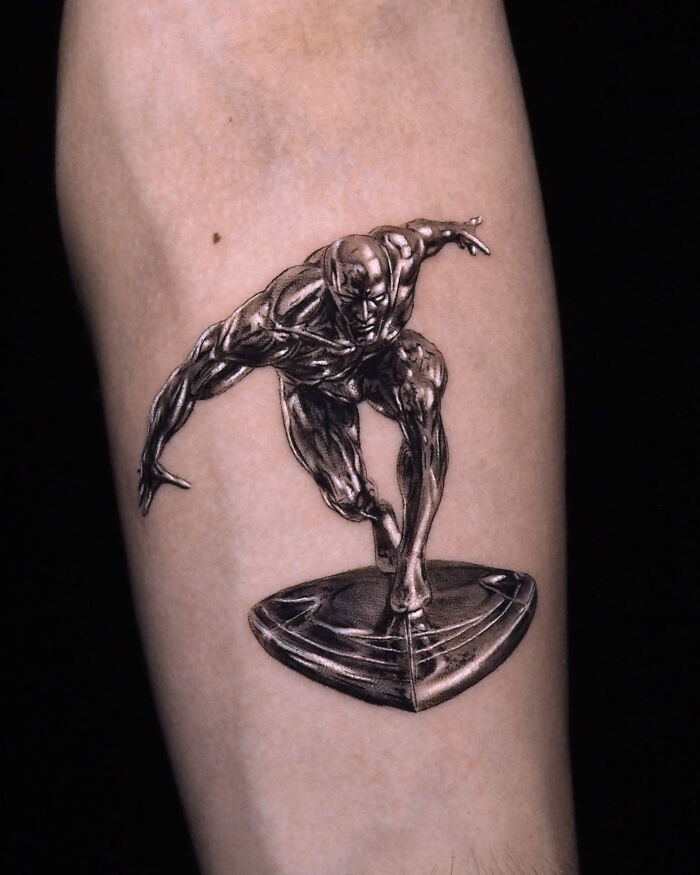 This Tattoo Artist Creates Chrome Tattoos So Real They Look Like Liquid Metal Under The Skin (30 Pics) This Tattoo Artist Creates Chrome Tattoos So Real They Look Like Liquid Metal Under The Skin (30 Pics)