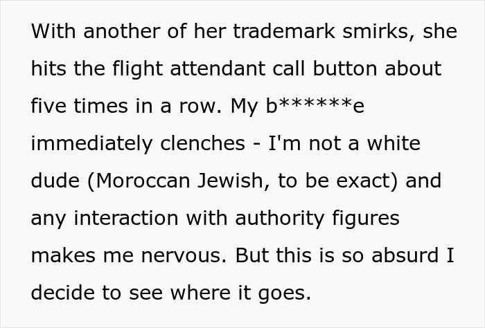 Racist Karen Disrupts Flight As Guy Won’t Turn Off Seat Light, Mad As He Gets A Better Seat Instead