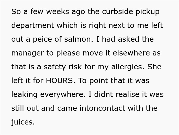 Woman Has Allergy Emergency, Can’t Believe Manager’s Reaction Woman Has Allergy Emergency, Can’t Believe Manager’s Reaction