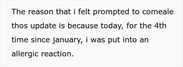 Woman Has Allergy Emergency, Can’t Believe Manager’s Reaction Woman Has Allergy Emergency, Can’t Believe Manager’s Reaction