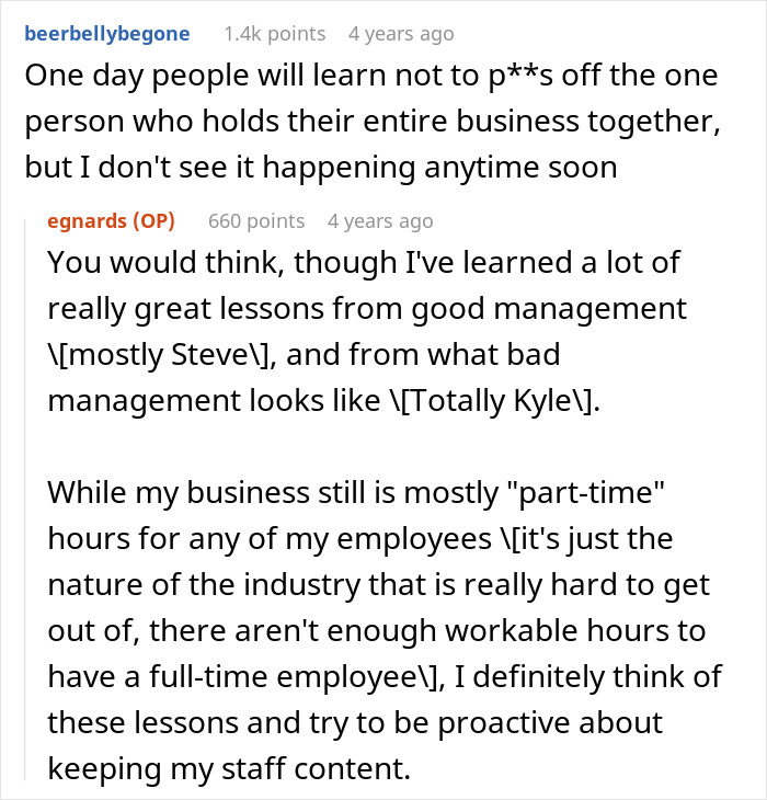 Toxic Boss Forced To Close Business After Insulting Top Performer, Ends Up Having His Clients Stolen Toxic Boss Forced To Close Business After Insulting Top Performer, Ends Up Having His Clients Stolen