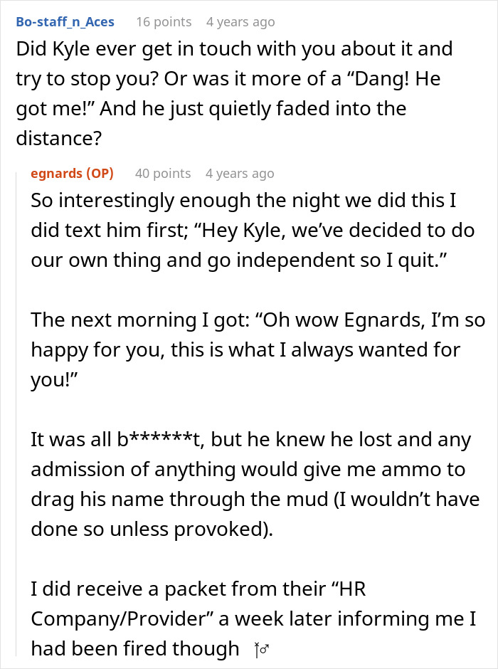 Toxic Boss Forced To Close Business After Insulting Top Performer, Ends Up Having His Clients Stolen Toxic Boss Forced To Close Business After Insulting Top Performer, Ends Up Having His Clients Stolen