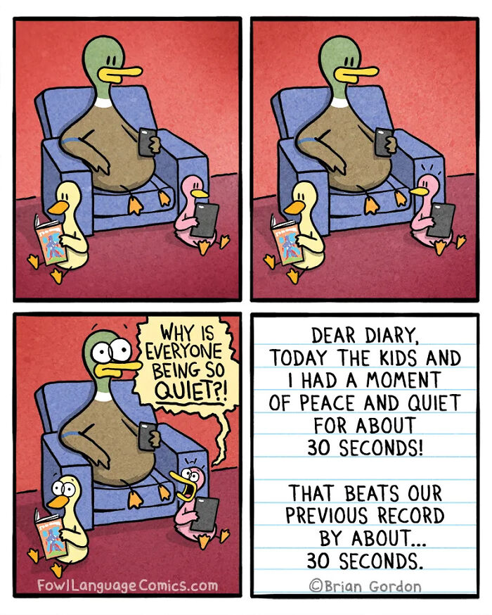&lsquo;Fowl Language Comics&rsquo;: 30 New Witty Cartoons Depicting The Challenges And Joys Of Family Life