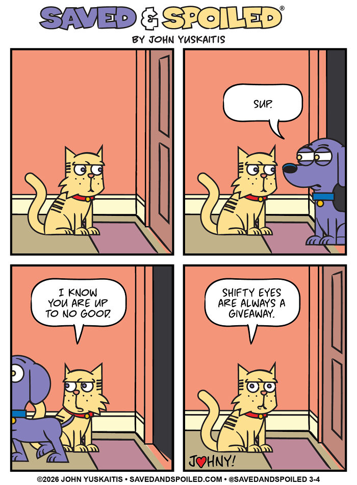 25 New Comics About My Dog And Cat, Who Couldn’t Be More Different If They Tried 25 New Comics About My Dog And Cat, Who Couldn’t Be More Different If They Tried