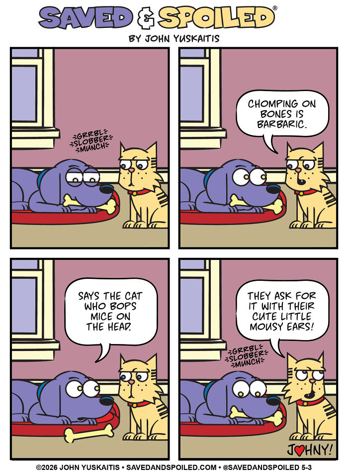 25 New Comics About My Dog And Cat, Who Couldn’t Be More Different If They Tried 25 New Comics About My Dog And Cat, Who Couldn’t Be More Different If They Tried